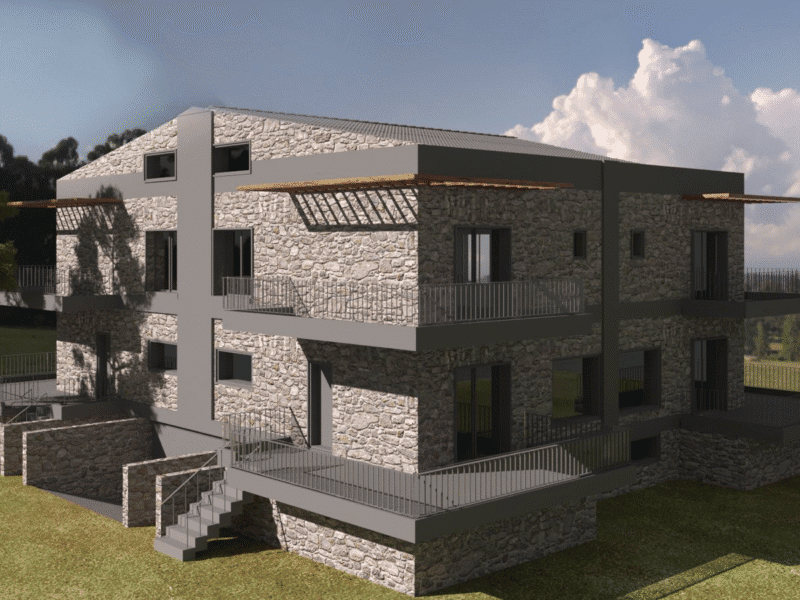 Современные квартиры у моря, Халкидики (ПРОДАЖА) -“White Stone Chalet” (Nea Fokea, Halkidiki)